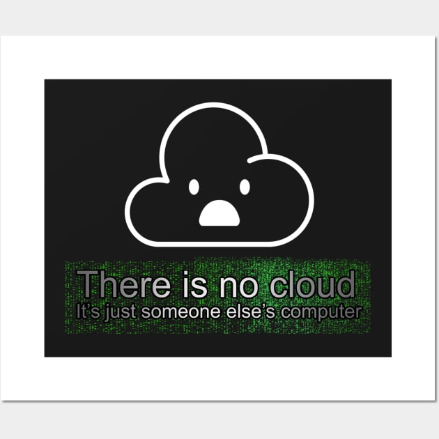 There is no cloud, It's just someone else's computer! Wall Art by chimpcountry